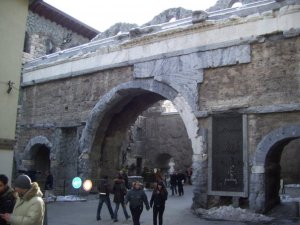 City entrance...old Roman gate.