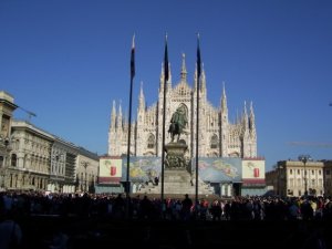The Duomo of Milan.